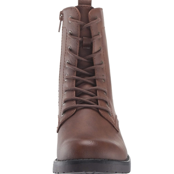 Women's Lace Up Combat Boot - Picture 2 of 8